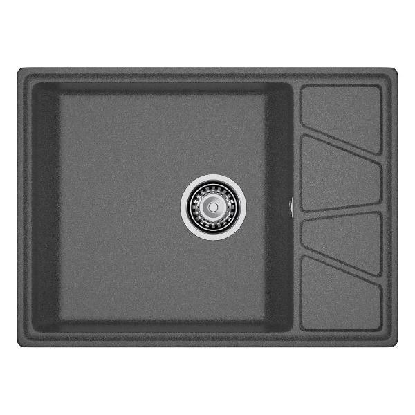 Изображение товара Раковина для кухни GranFest VERTEX 680L, графит