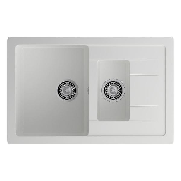 Изображение товара Раковина для кухни GranFest QUADRO 775KL, иней