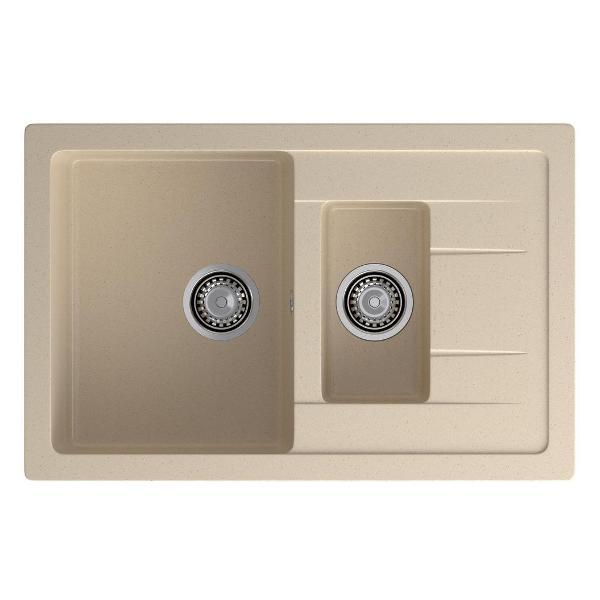 Изображение товара Раковина для кухни GranFest QUADRO 775KL, кашемир