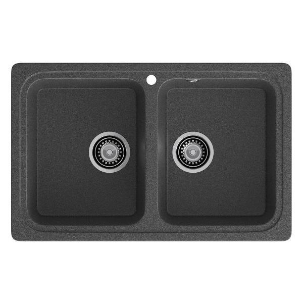 Изображение товара Раковина для кухни GranFest STANDART 780K, графит