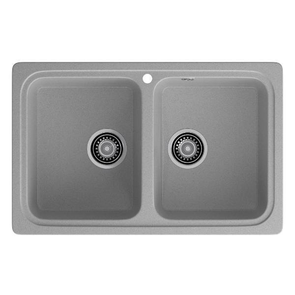 Изображение товара Раковина для кухни GranFest STANDART 780K, серый