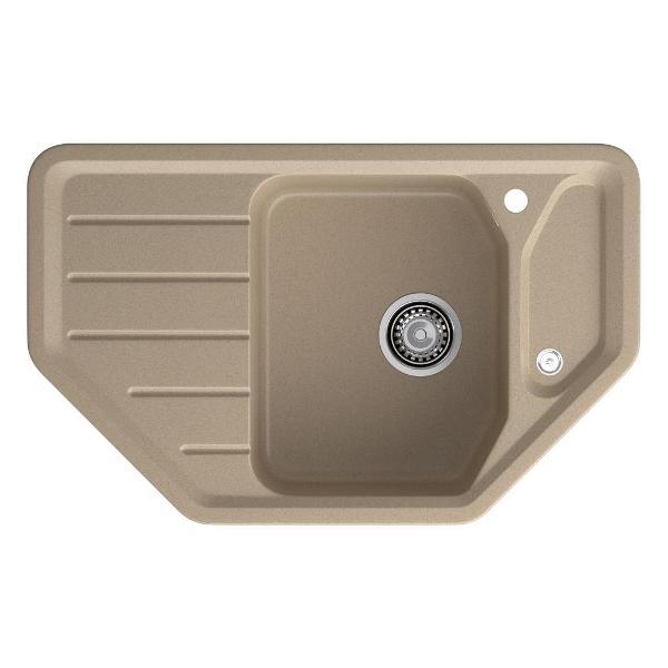 Изображение товара Раковина для кухни GranFest CORNER 800E, песок