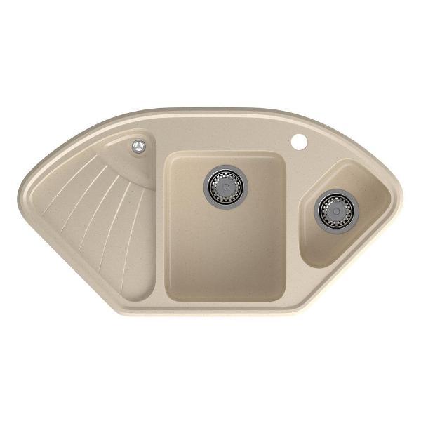 Изображение товара Раковина для кухни GranFest CORNER 1040E, кашемир
