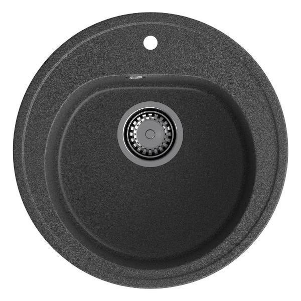 Изображение товара Раковина для кухни GranFest RONDO 510, графит