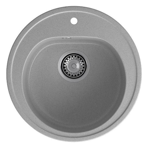 Изображение товара Раковина для кухни GranFest RONDO 510, серый
