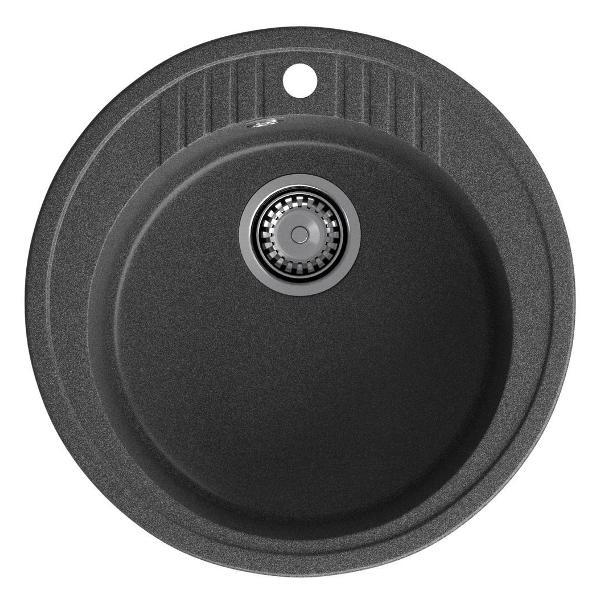 Изображение товара Раковина для кухни GranFest RONDO 520, графит