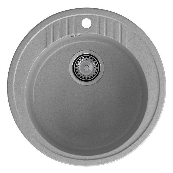 Изображение товара Раковина для кухни GranFest RONDO 520, серый