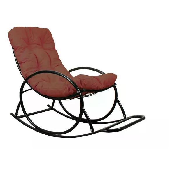 Изображение товара Кресло M-Group Кресло-качалка черное, коричневая