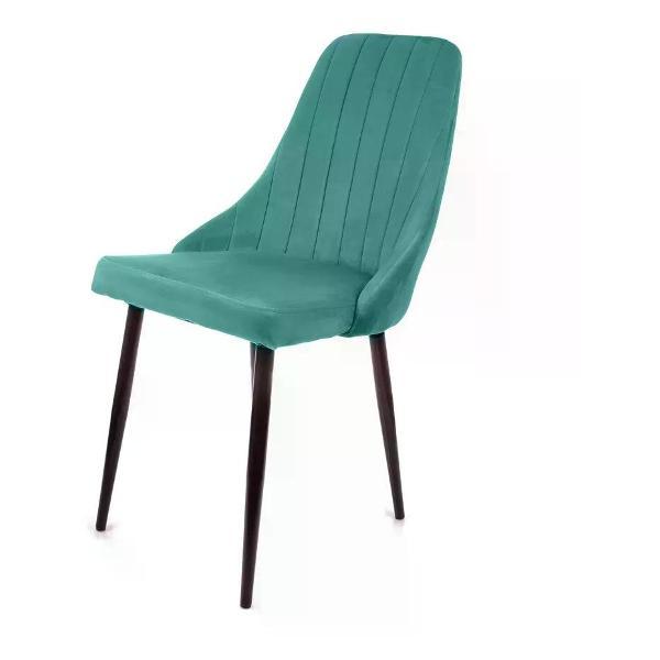 Изображение товара Стул M-Group Стул МИЛАН, изумрудный, чёрные ножки