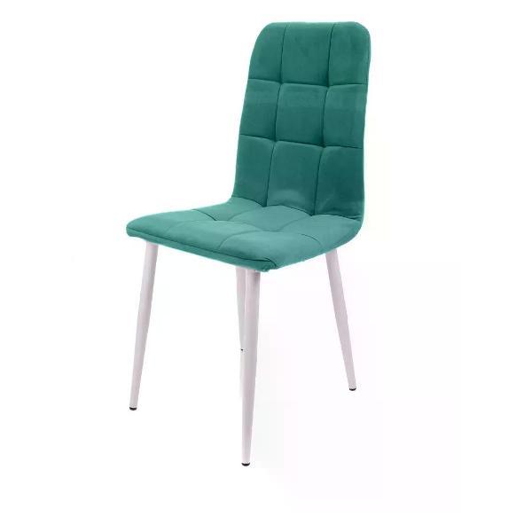 Изображение товара Стул M-Group Стул ЛЕОН классика, изумрудный, белые ножки