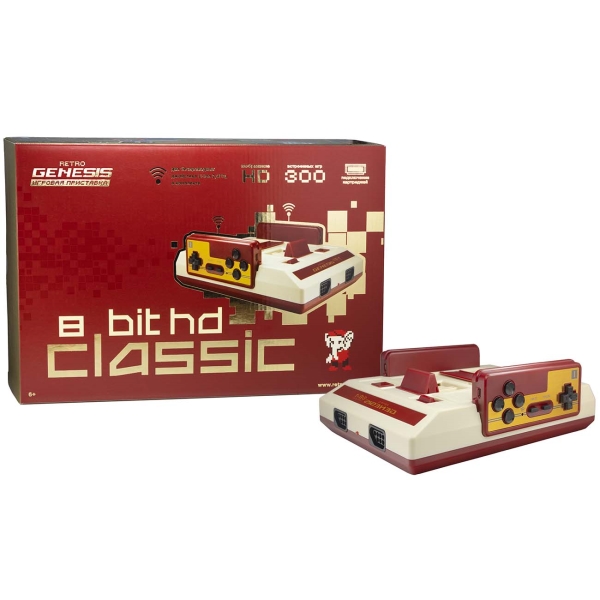 Retro Genesis HD Classic (300 игр 8 bit) +2 беспр. джойстика