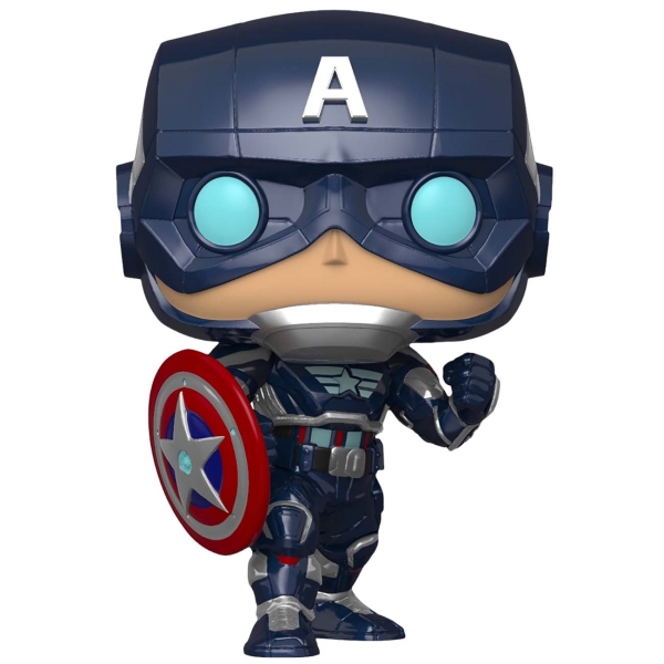 фото Фигурка funko pop! bobble: avengers game: captain america