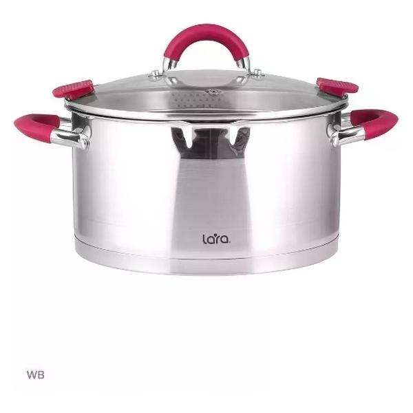 Изображение товара Кастрюля Lara нержавеющая с крышкой LR02-315
