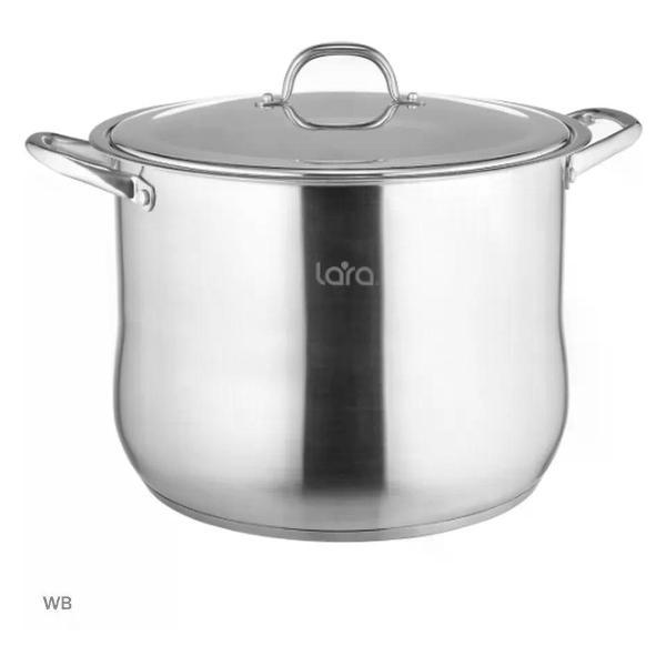 Изображение товара Кастрюля Lara нержавеющая с крышкой LR02-46