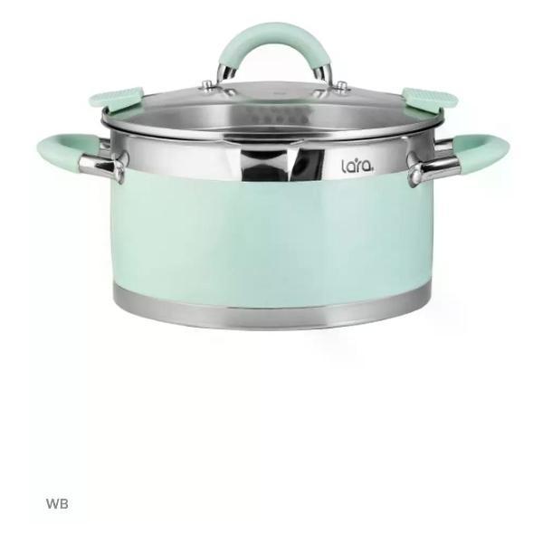 Изображение товара Кастрюля Lara нержавеющая с крышкой LR02-541