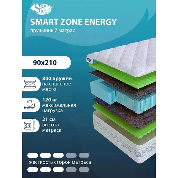 Изображение товара Матрас SkySleep 90x210 SMART ZONE ENERGY