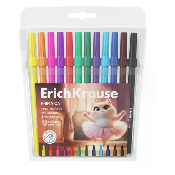 Изображение товара Фломастер No Name Фломастеры смываемые 12 цветов