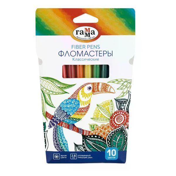 Изображение товара Фломастер No Name Фломастеры смываемые 10 цветов