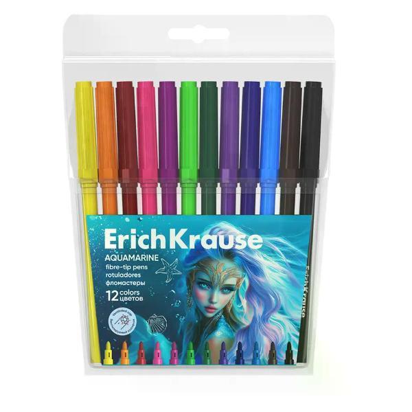 Изображение товара Фломастер No Name Фломастеры смываемые 12 цветов