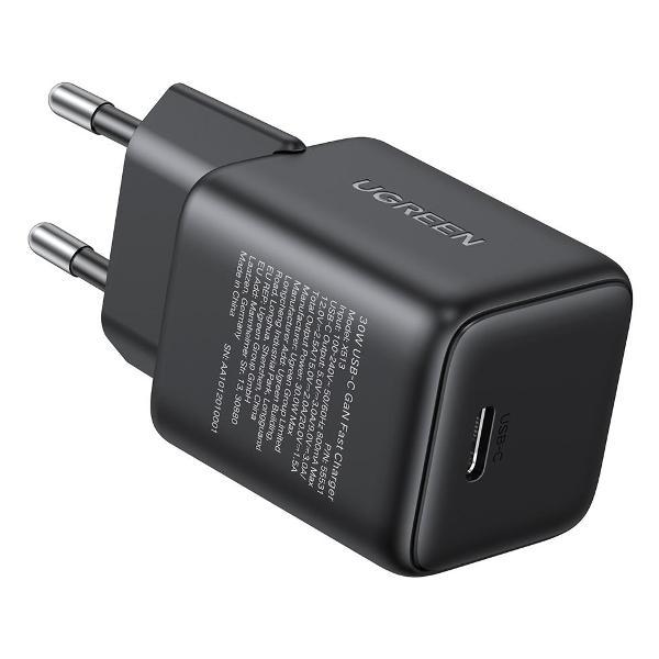 Изображение товара Сетевое зарядное устройство uGreen X513 30 Вт с GaN и USB-C Изображение товара Сетевое зарядное устройство uGreen X513 30 Вт с GaN и USB-C
