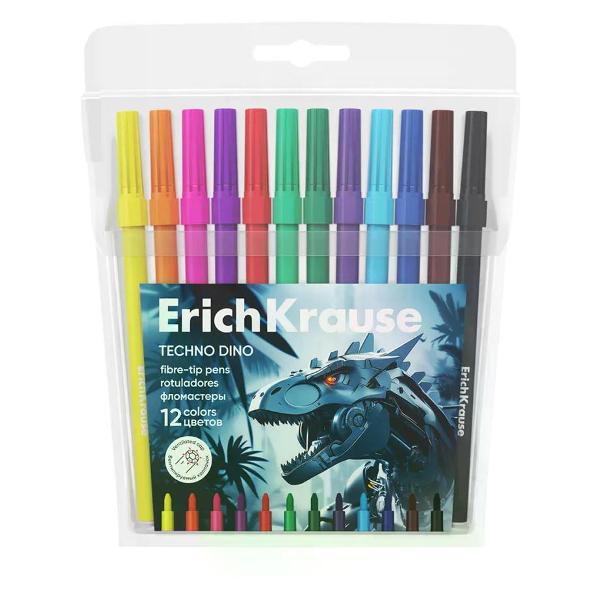 Изображение товара Фломастер No Name Фломастеры смываемые 12 цветов