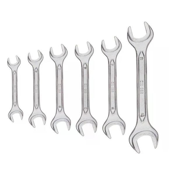 Изображение товара Ключ гаечный Biber Ключи гаечные рожковые набор 6-19 мм 6 шт.