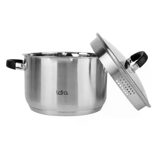 Изображение товара Кастрюля Lara из нержавеющей стали 3,9 л LR02-907