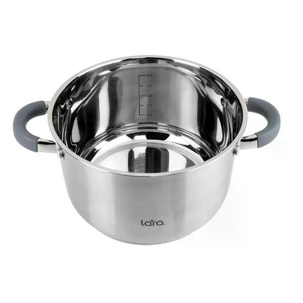 Изображение товара Кастрюля Lara из нержавеющей стали 2,1 л LR02-272