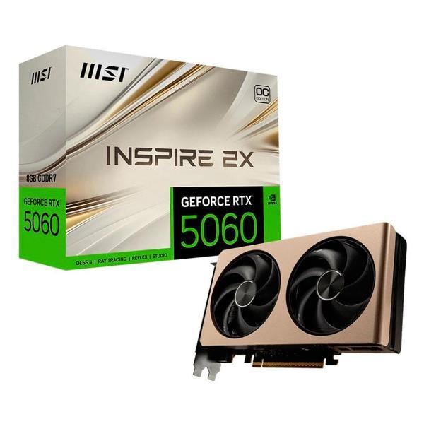 Изображение товара Видеокарта MSI GeForce RTX 5060 8G INSPIRE 2X OC