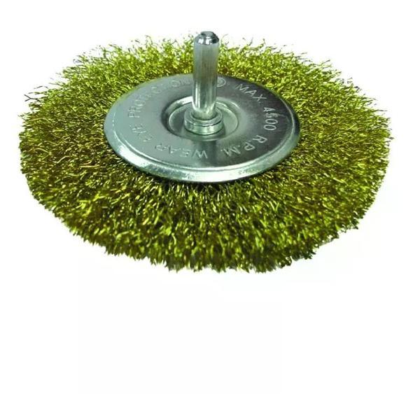 Изображение товара Сверло Biber Щетка-крацовка дисковая 100 мм для дрели