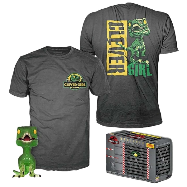 фото Футболка funko pop and tee: jurassic park: clever raptor (l)