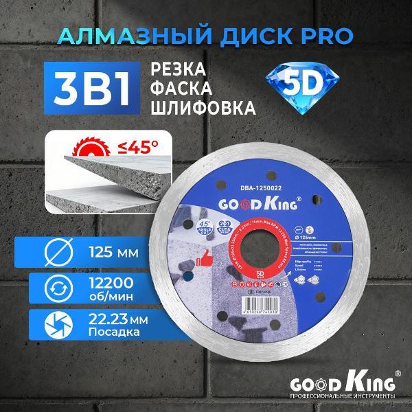 Изображение товара Диск пильный GOODKING DBA-1250022 Изображение товара Диск пильный GOODKING DBA-1250022