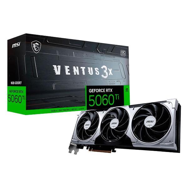 Изображение товара Видеокарта MSI GeForce RTX 5060 Ti 8G VENTUS 3X OC