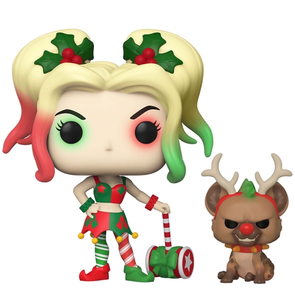 harley quinn with helper funko pop