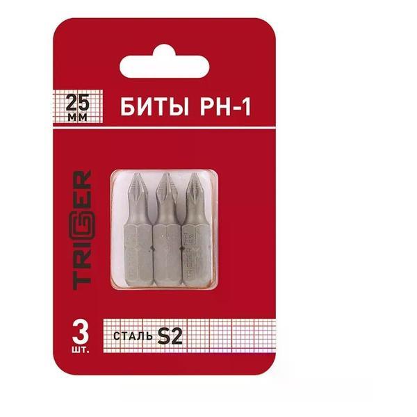 Изображение товара Шуруповерт Trigger Биты для шуруповерта PH-1 25 мм 3 шт.