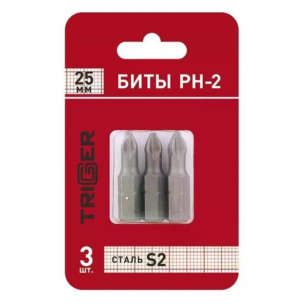 Изображение товара Шуруповерт Trigger Биты для шуруповерта PH-2 25 мм 3 шт.
