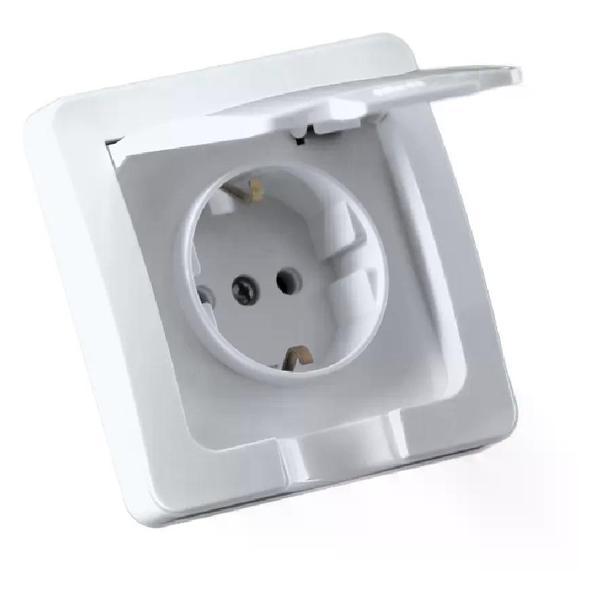 Изображение товара Умная розетка No Name Розетка с крышкой 1 гнездо