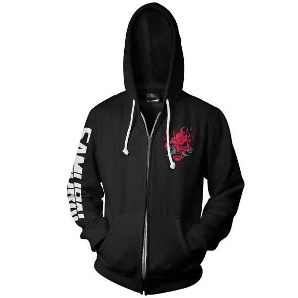 фото Толстовка cyberpunk 2077 biggest fan zip-up hoodie - l