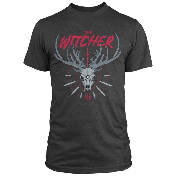 фото Футболка the witcher 3 trophy hunter premium charcoal heather (xxl)