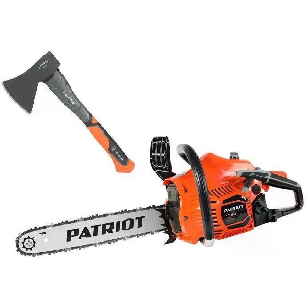 Изображение товара Пила цепная бензиновая Patriot PT 3816 (с подарком топор PATRIOT APF-600)