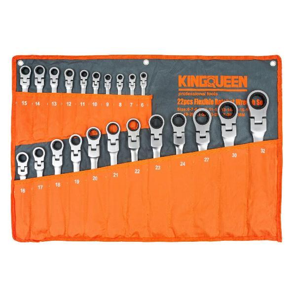 Изображение товара Набор ключей и головок KINGQUEEN OMY-22pcs-SH