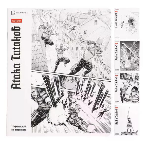 Изображение товара Сменный блок для тетради Hatber Тетрадь 48 листов в клетку 1 шт.