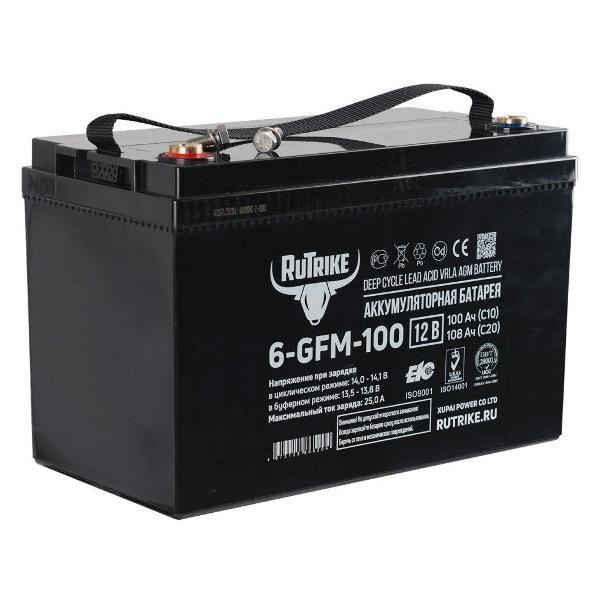 Изображение товара Аккумулятор для ИБП Rutrike 6-GFM-100 (12V108A/H C20) Изображение товара Аккумулятор для ИБП Rutrike 6-GFM-100 (12V108A/H C20)