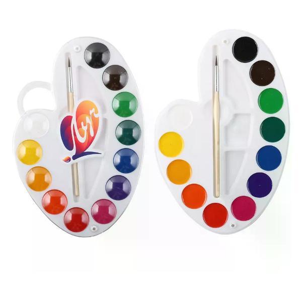 Изображение товара Краска штемпельная Луч Краски для рисования 12 цветов