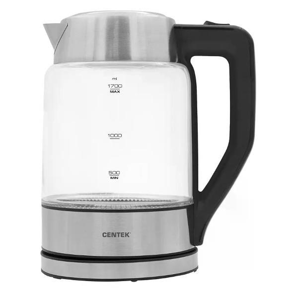 Изображение товара Электрочайник Centek Чайник электрический стеклянный 1.7 л