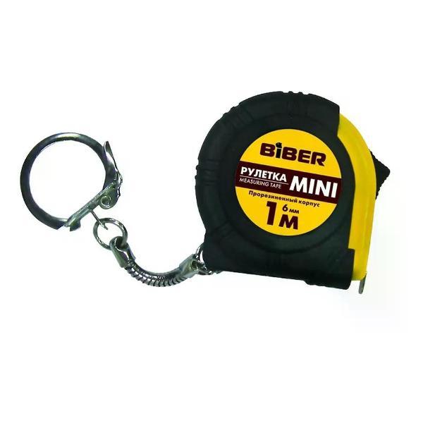 Изображение товара Дальномер лазерный и рулетка No Name Рулетка Biber 40131 Мини 1 м/6 мм