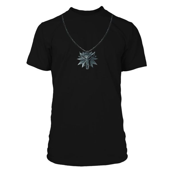 фото Футболка the witcher 3 wolf school medallion premium (xxl)