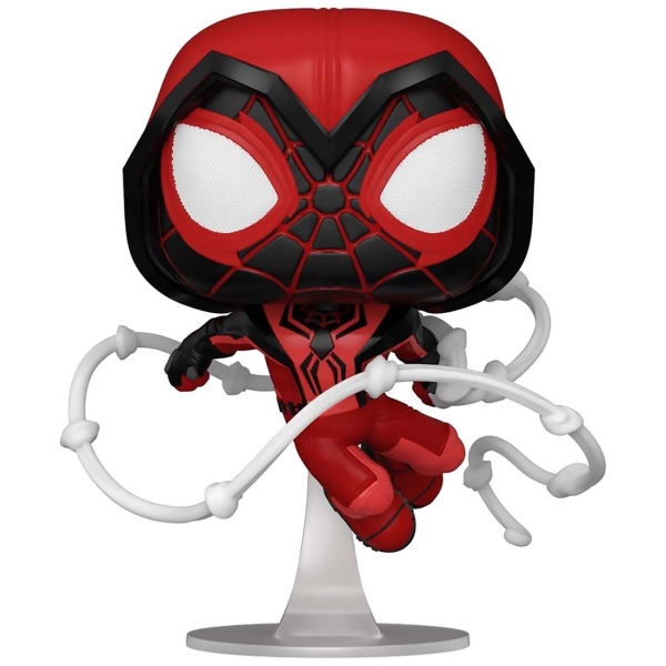 фото Фигурка funko pop! miles morales: miles crimson cowl suit