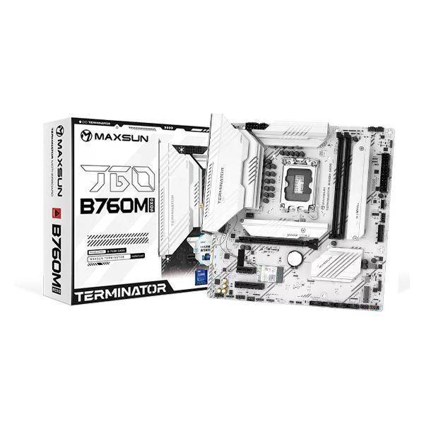 Изображение товара Материнская плата MAXSUN MS-Terminator B760M GKD5 ICE (LGA1700, mATX)