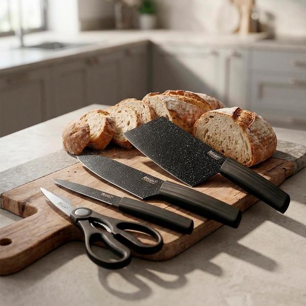 Изображение товара Набор кухонных ножей 4 предмета REGENT inox Notte